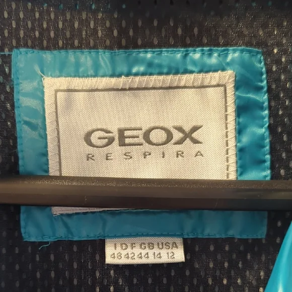 Geox Turquoise Zip-Up Jacket - Picture 2 of 6